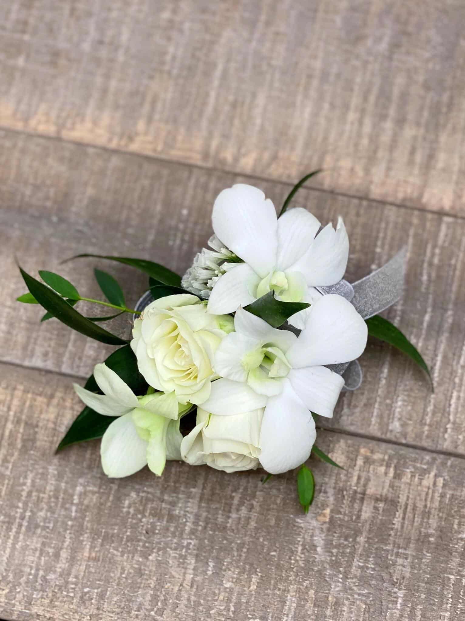 Classic White Corsage