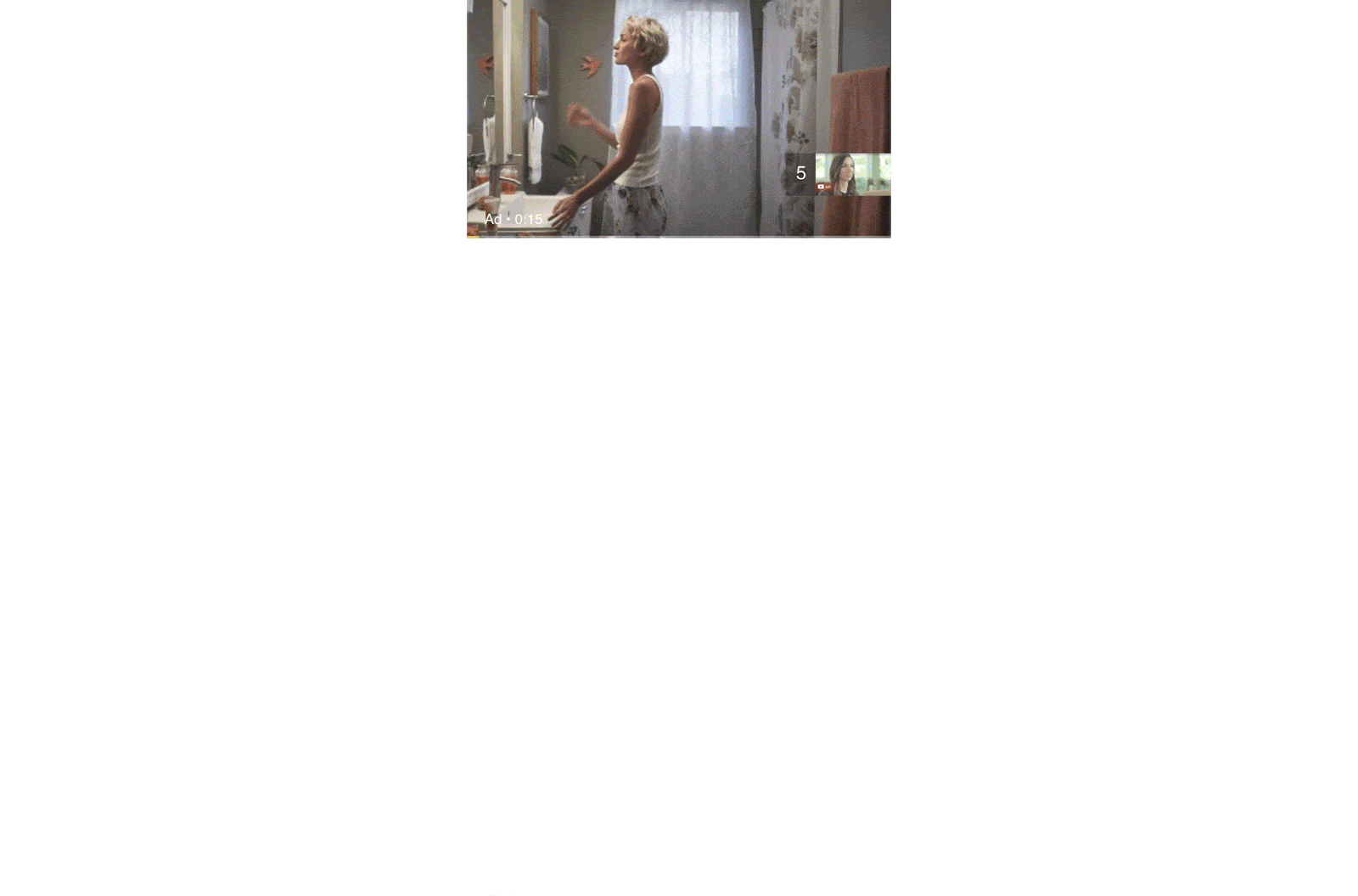 Demonstration of a product feed added to Video action campaigns