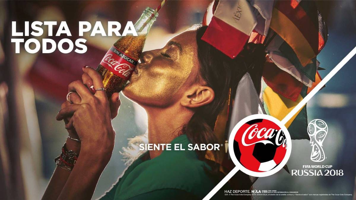 Distribución lantano De ninguna manera Coca-Cola México llega a los fanáticos del fútbol con tecnologías avanzadas