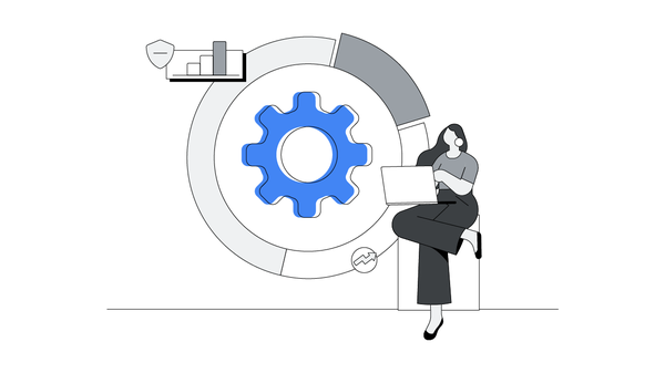 A woman with medium skin and long dark hair works on a laptop. She is making cost-effective marketing decisions for her business that respect her customers’ privacy.