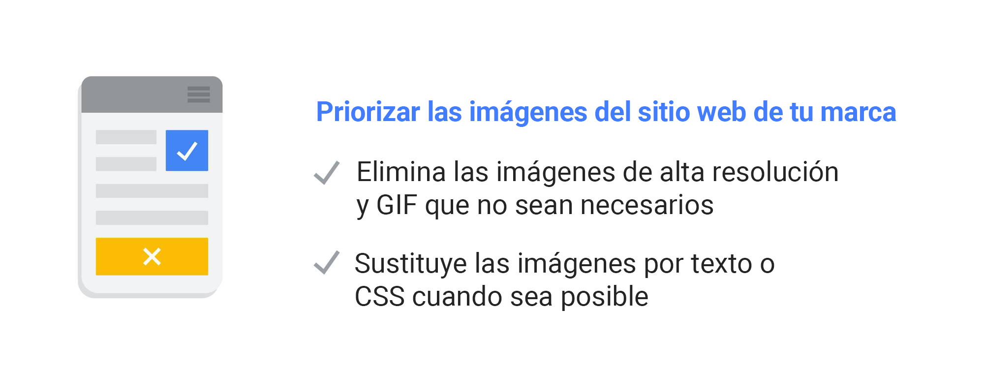 Cuatro consejos para que los desarrolladores mejoren la velocidad de las páginas web para móviles, empezando por las imágenes