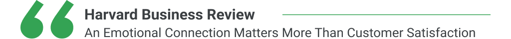 Harvard Business Review. An Emotional Connection Matters More Than Customer Satisfaction.