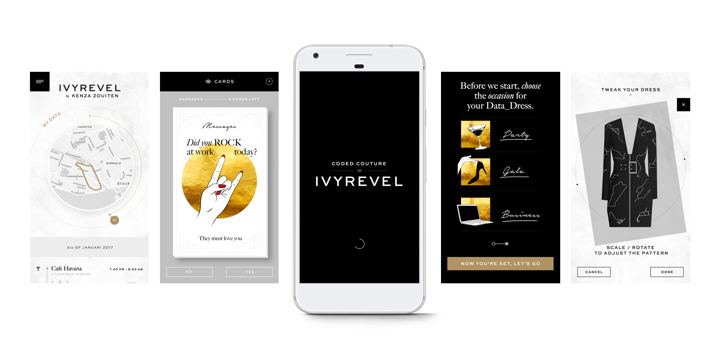 het einde Kietelen Kabelbaan Ivyrevel hits the YouTube runway with industry-first “Data Dress”