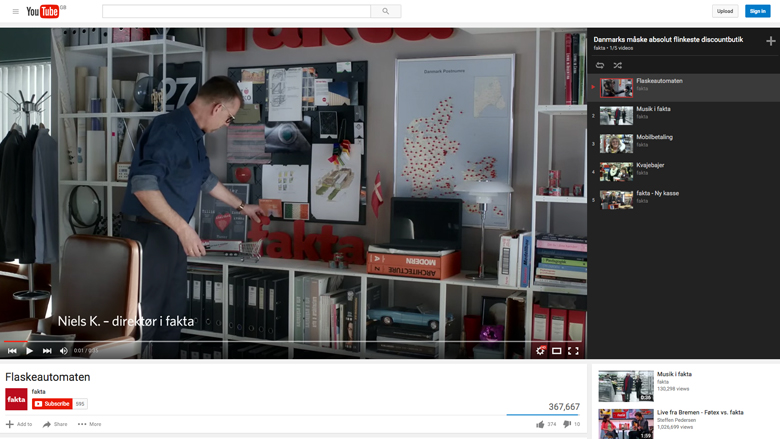 fakta uses TrueView advertising on YouTube to overhaul brand perception