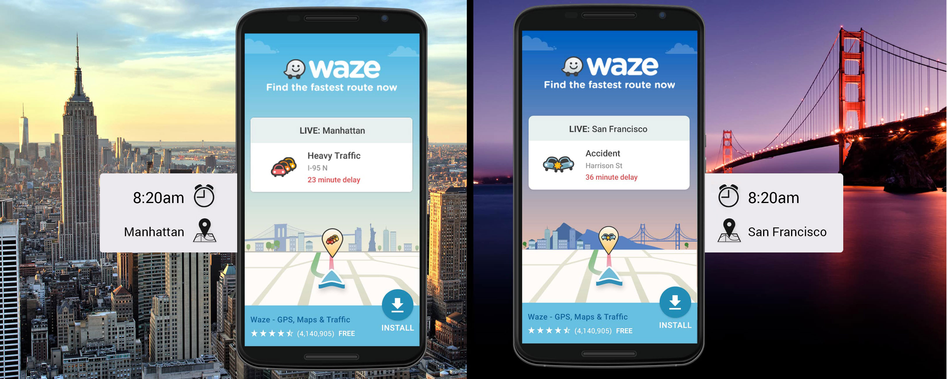 Cómo una creatividad basada en datos en tiempo real hizo aumentar las descargas de la aplicación Waze img2
