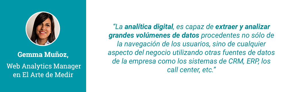 Avanzar en analítica digital