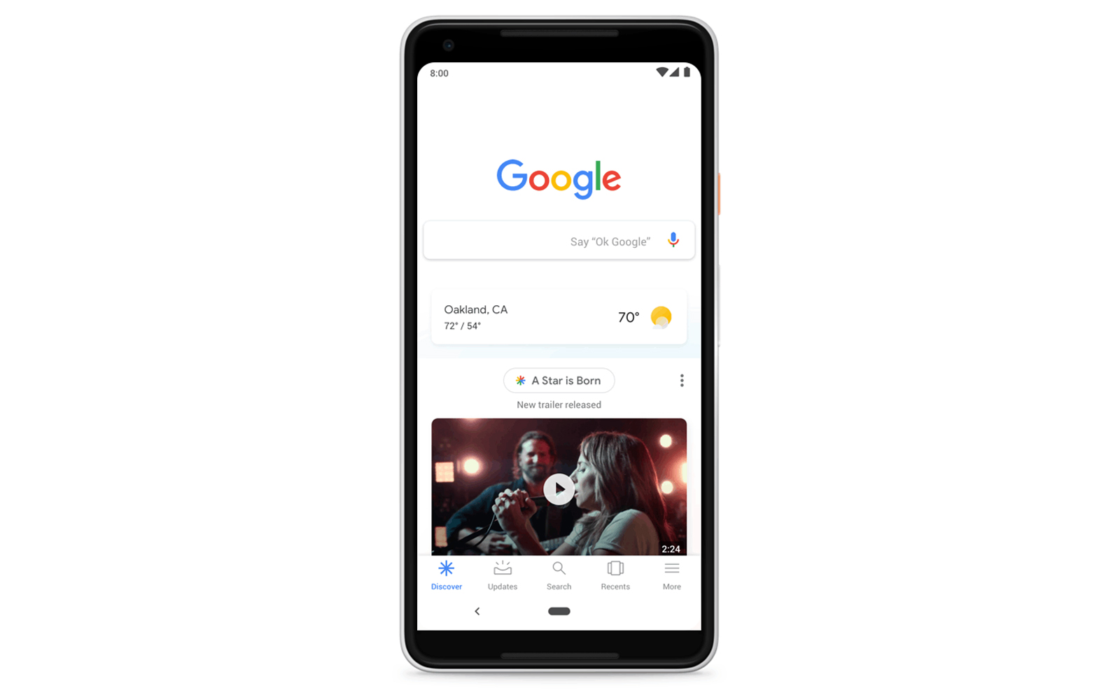Discover new information and inspiration with Search, no query required