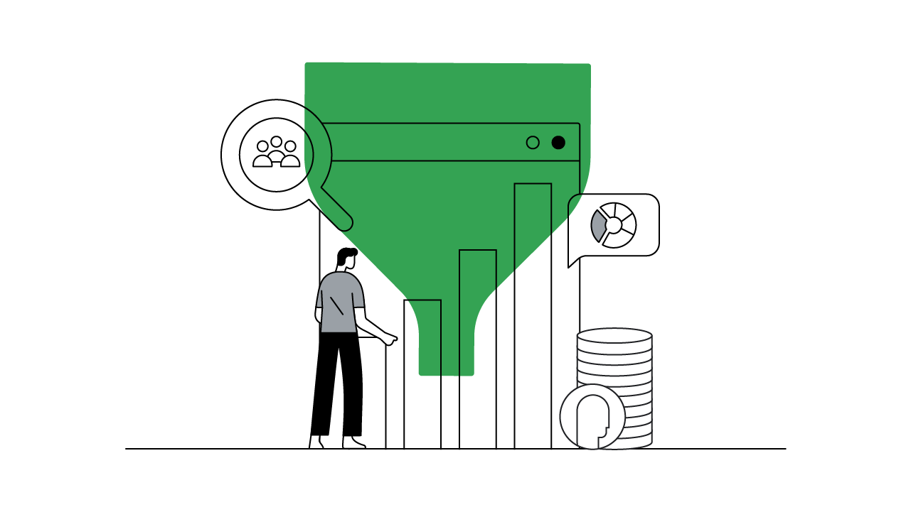 A person tracking digital marketing metrics to find out how automation and machine learning tools are affecting performance across the marketing funnel