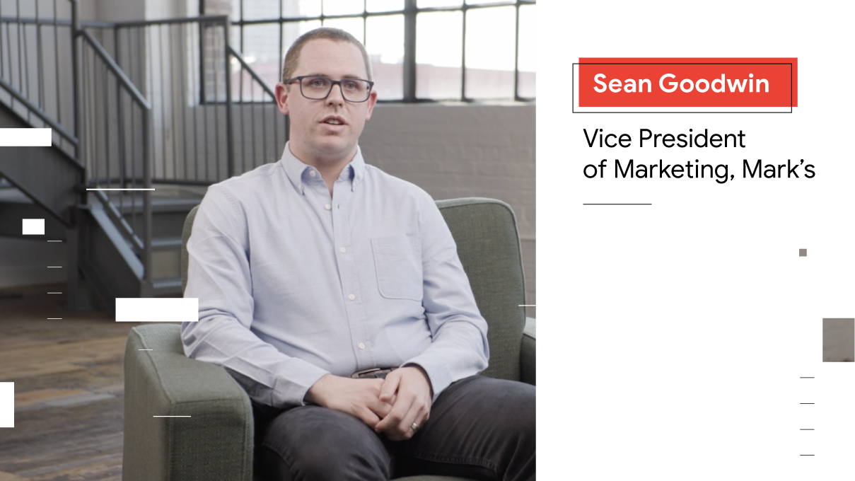 Pictured is Sean Goodwin, VP of marketing for Mark’s.