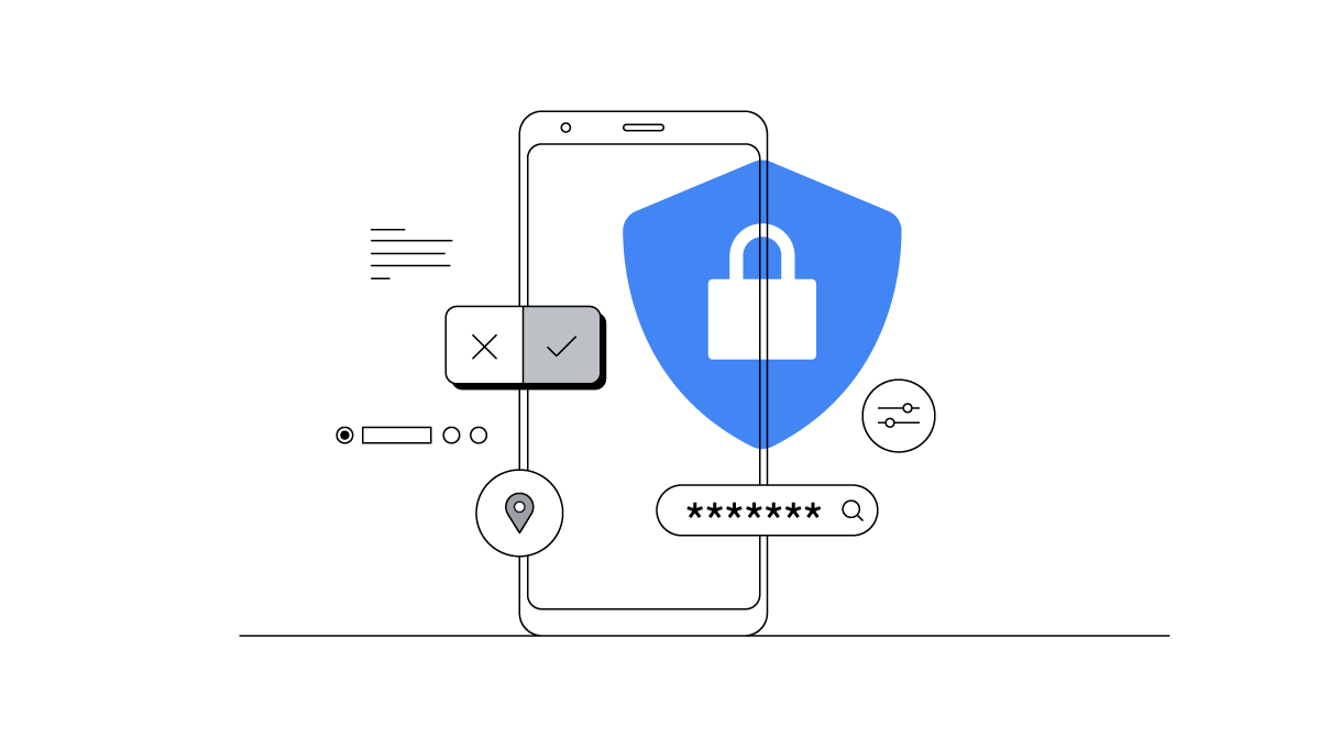 A mobile phone, being used for map locations, user reviews, and Google Search, is protected by the next generation of privacy standards.