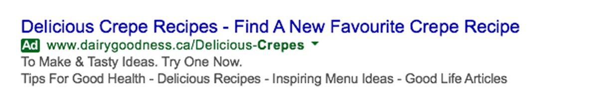 Dairy Farmers Canada Mixes Expanded Text Ads Into Recipe Reaching Consumers Sta