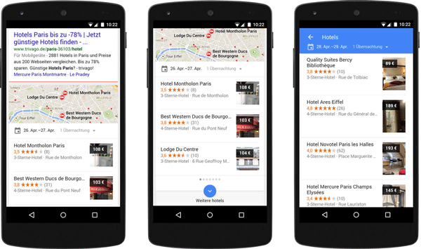 mobile search flow