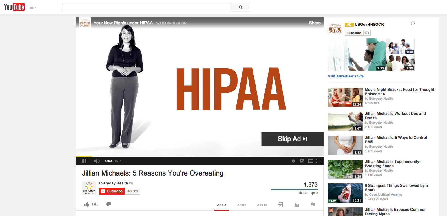 Ocr Spreads Its Message With Youtube Trueview Ads