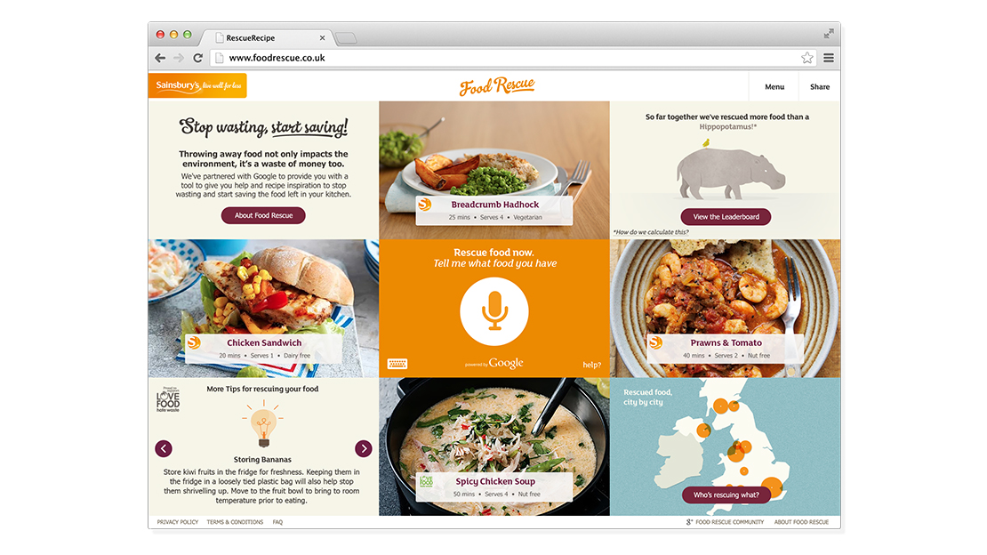 Sainsburys Voice Search