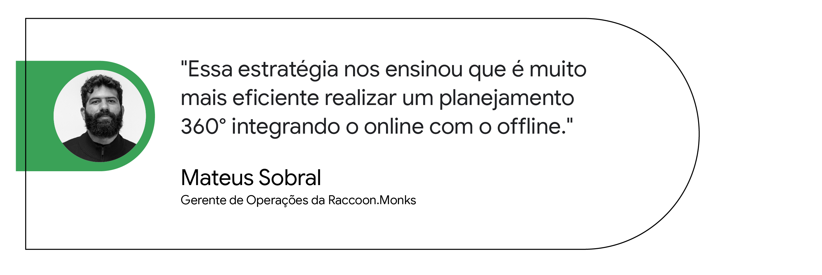 “Essa estratégia nos ensinou que é muito mais eficiente realizar um planejamento 360° integrando o online com o offline.”