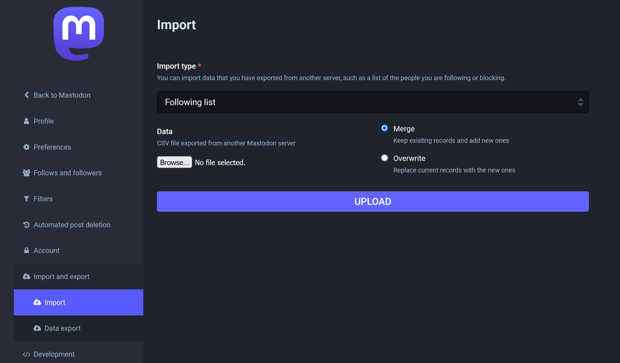 twitter migration to mastodon with twtdata