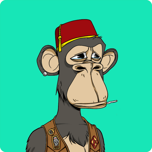 Bored Sad Fez Ape