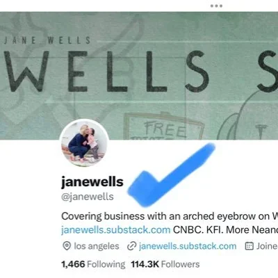 @janewells - Twitter Account Stats