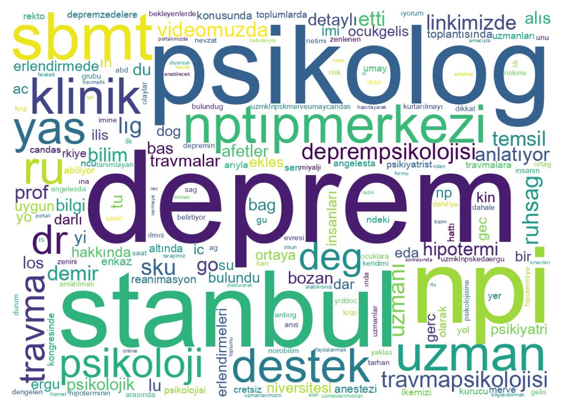 Wortwolke der Tweets