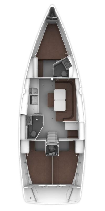 Bavaria Cruiser 41 - 3 cab. - Nessuna distrazione, picture 2