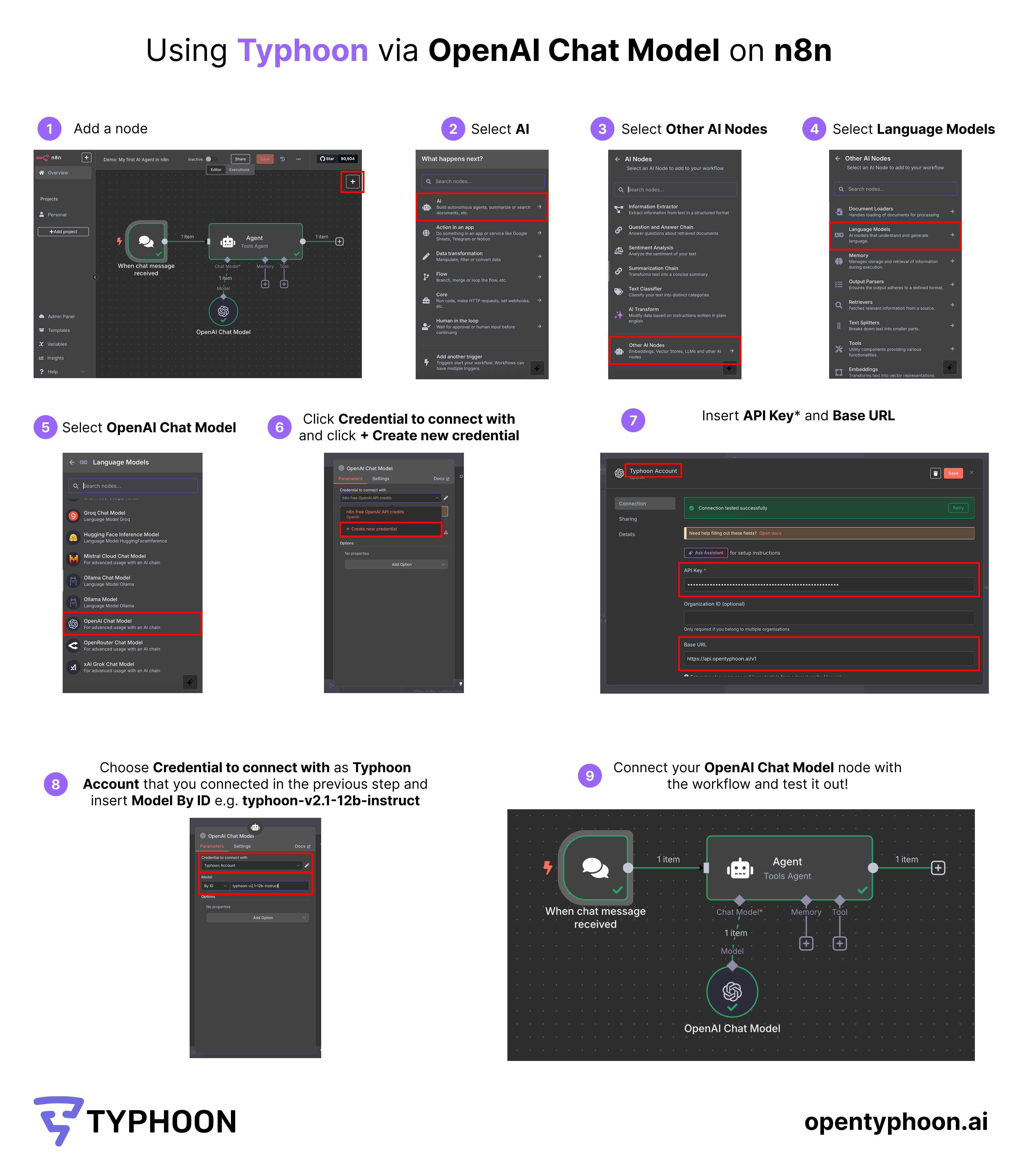 How to use Typhoon through OpenAI Chat Model