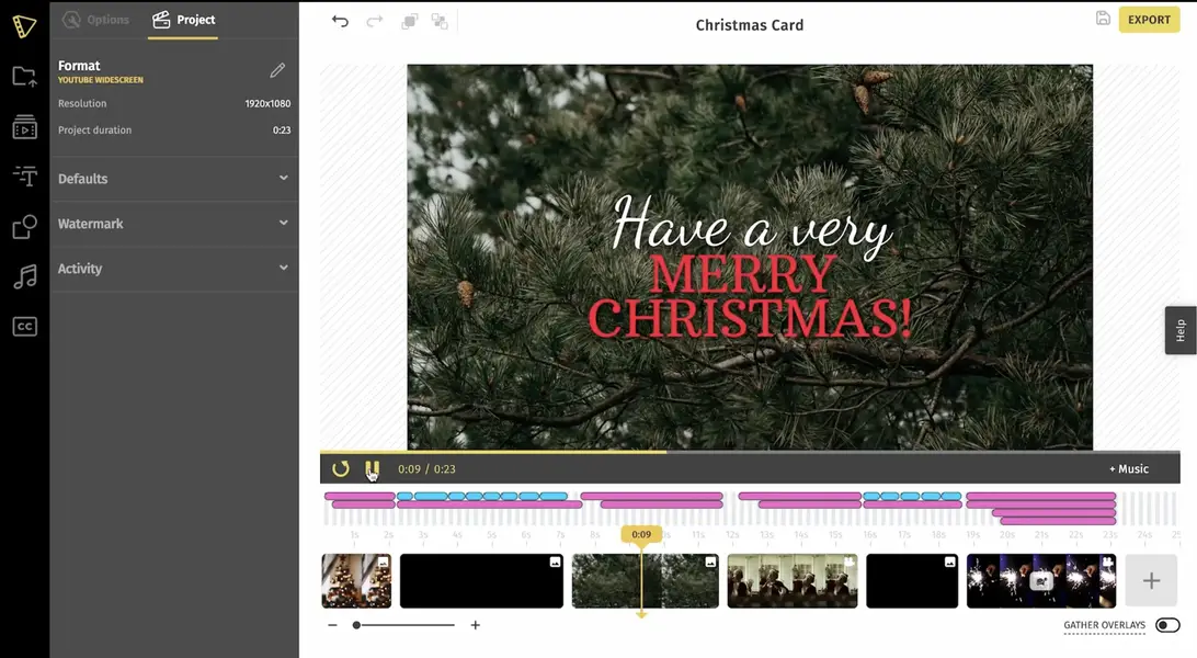 Christmas Video Maker - Make Christmas Videos Online - Typito