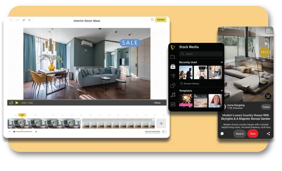 Create a Pinterest video for free in minutes