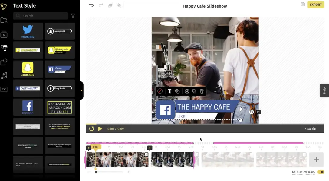 Online Facebook Video Maker