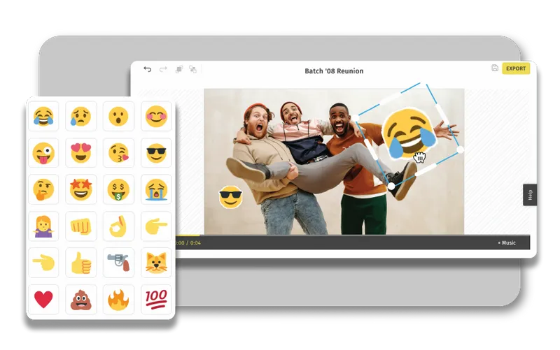 Add Stickers to Video Online