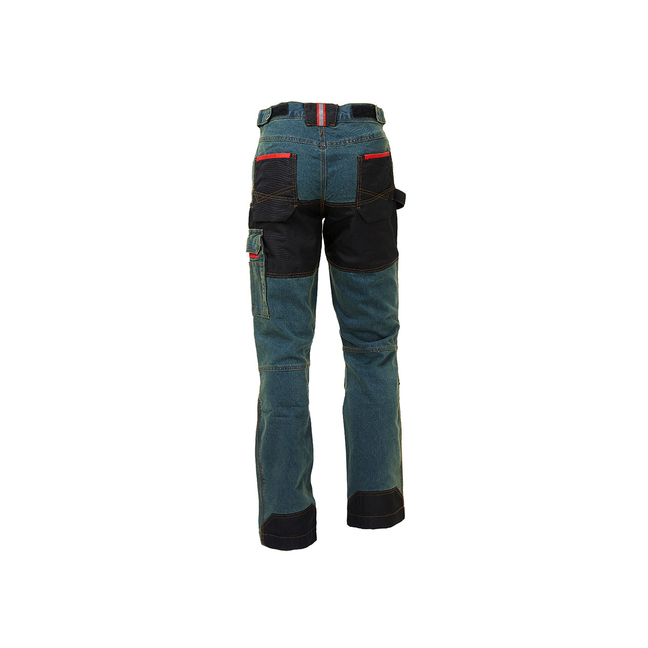 pantalone da lavoro upower modello platinum button colore rust jeans