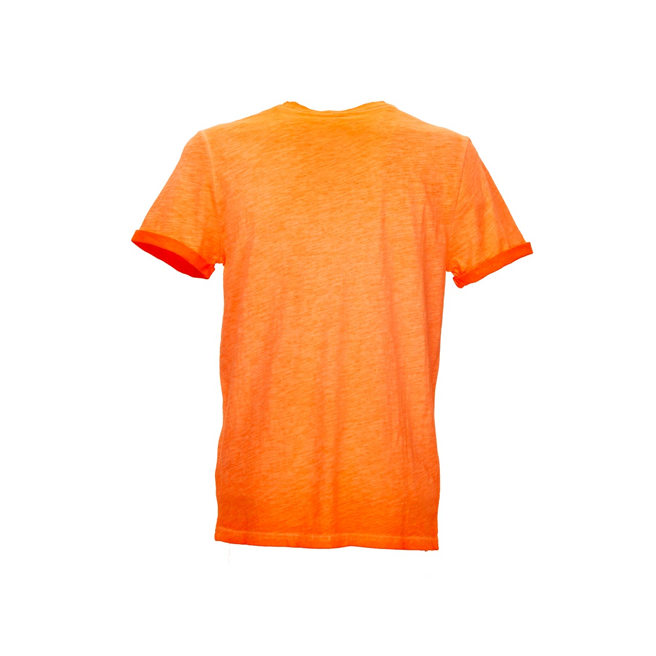 Tshirt da lavoro upower modello fluo colore orange fluo vista retro