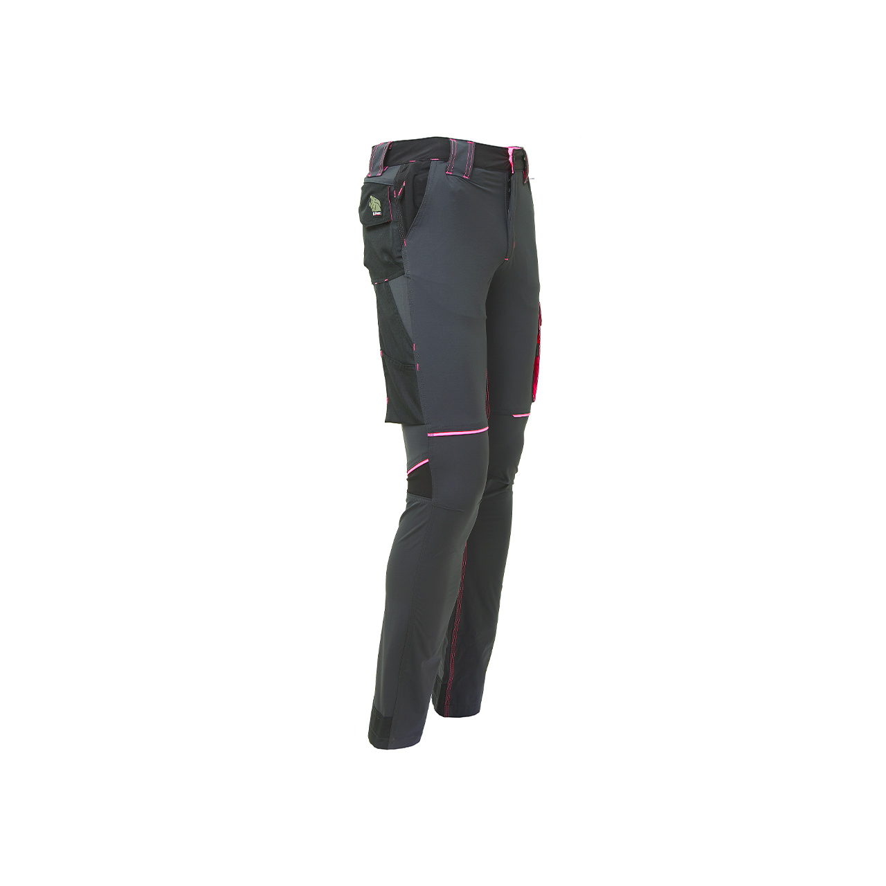 pantalone da lavoro upower modello lady world colore grey fucsia