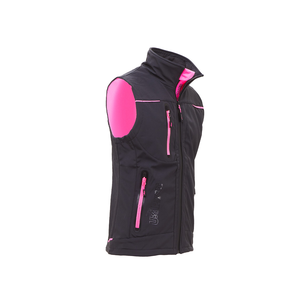 gilet da lavoro upower modello universe lady colore grey fucsia