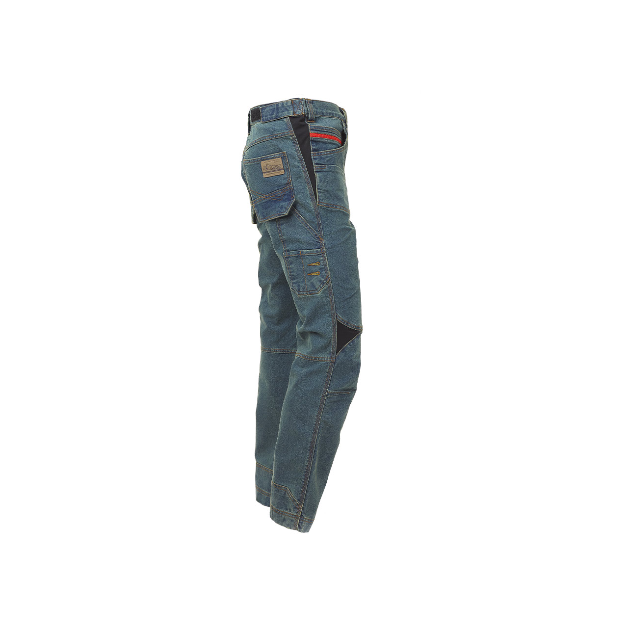 pantalone da lavoro upower modello traffic colore rust jeans