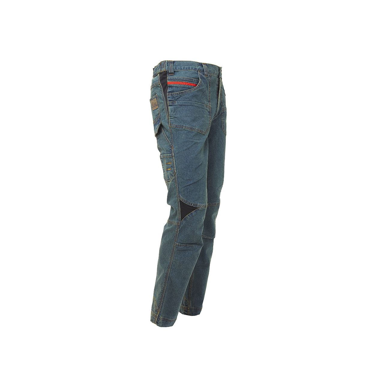 pantalone da lavoro upower modello traffic colore rust jeans