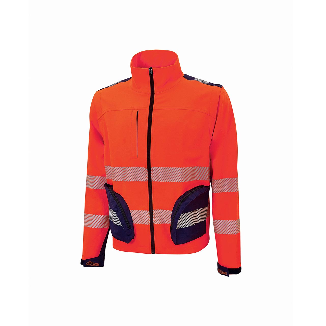 giacca da lavoro upower modello bea colore red fluo front