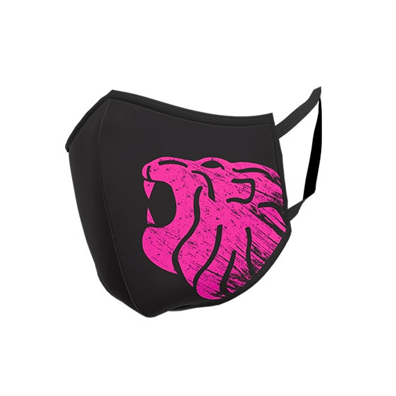 mask black fucsia