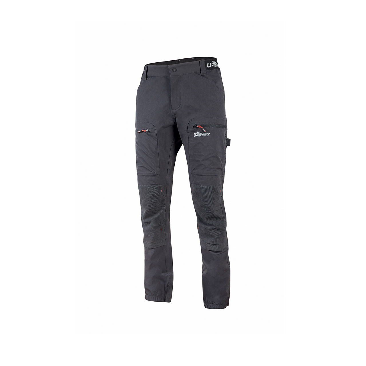 pantalone da lavoro upower modello harmony colore asphalt grey prospettiva