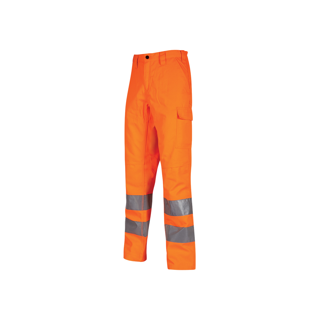 pantalone da lavoro upower modello sirius colore orange fluo fronte