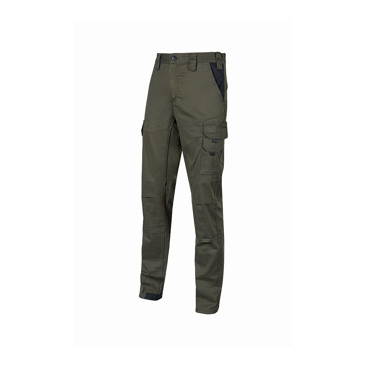 pantaloni da lavoro upower modello guapo colore dark green