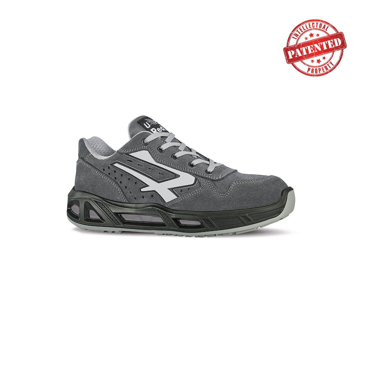 scarpa antinfortunistica upower modello going carpet linea redcarpet vista laterale