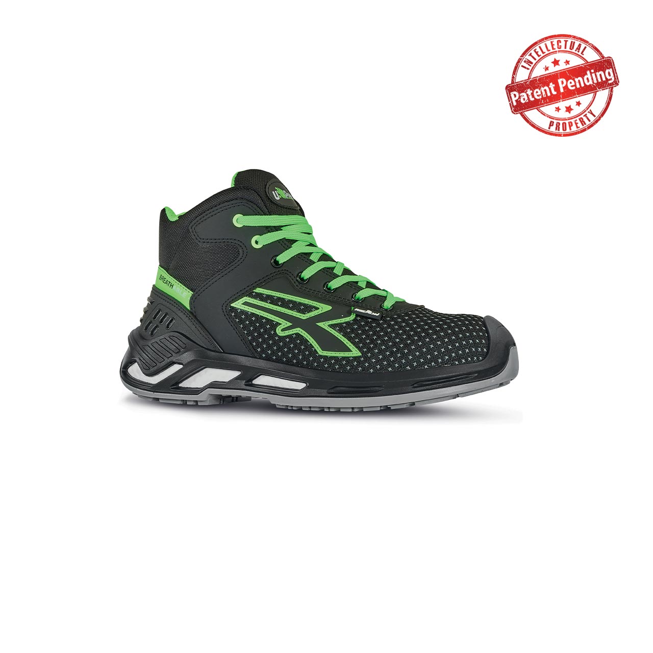 scarpa antinfortunistica upower modello harry linea red360 vista laterale