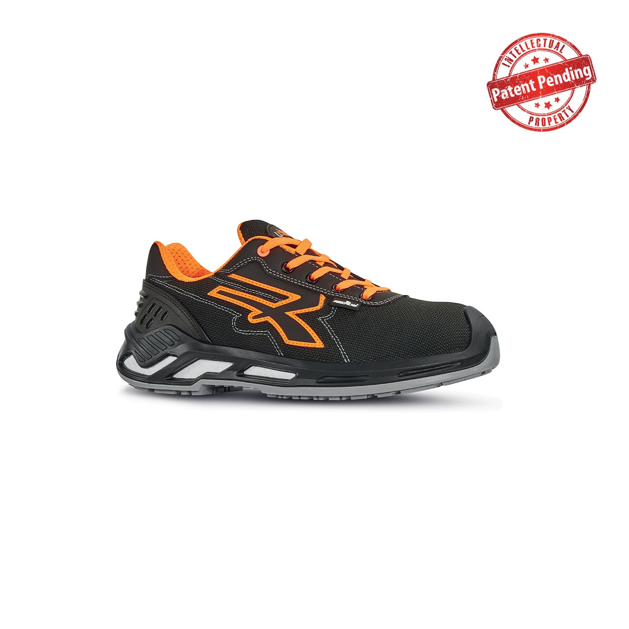 scarpa antinfortunistica upower modello project linea red360 vista laterale
