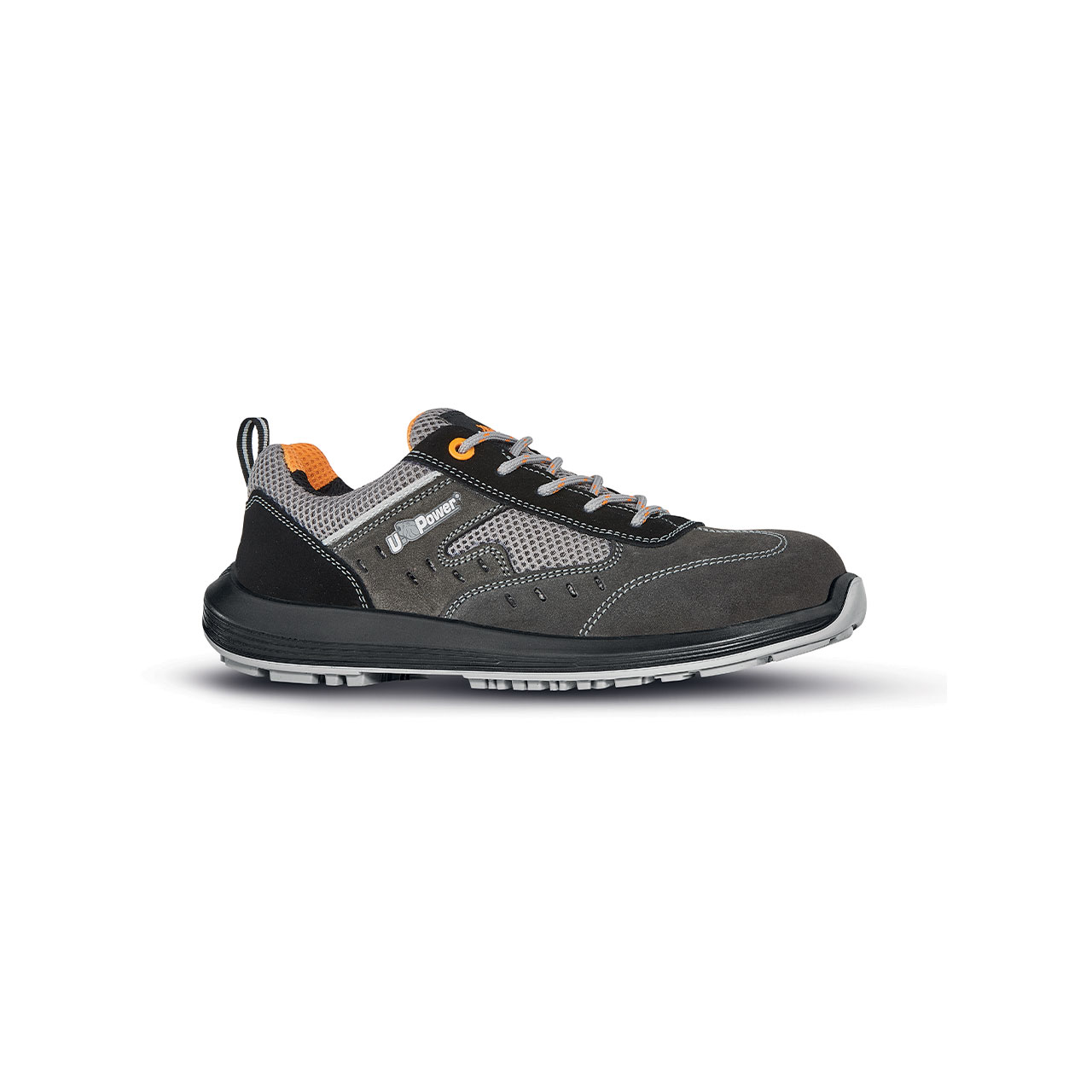 scarpa antinfortunistica upower modello sprint linea rock&roll vista laterale