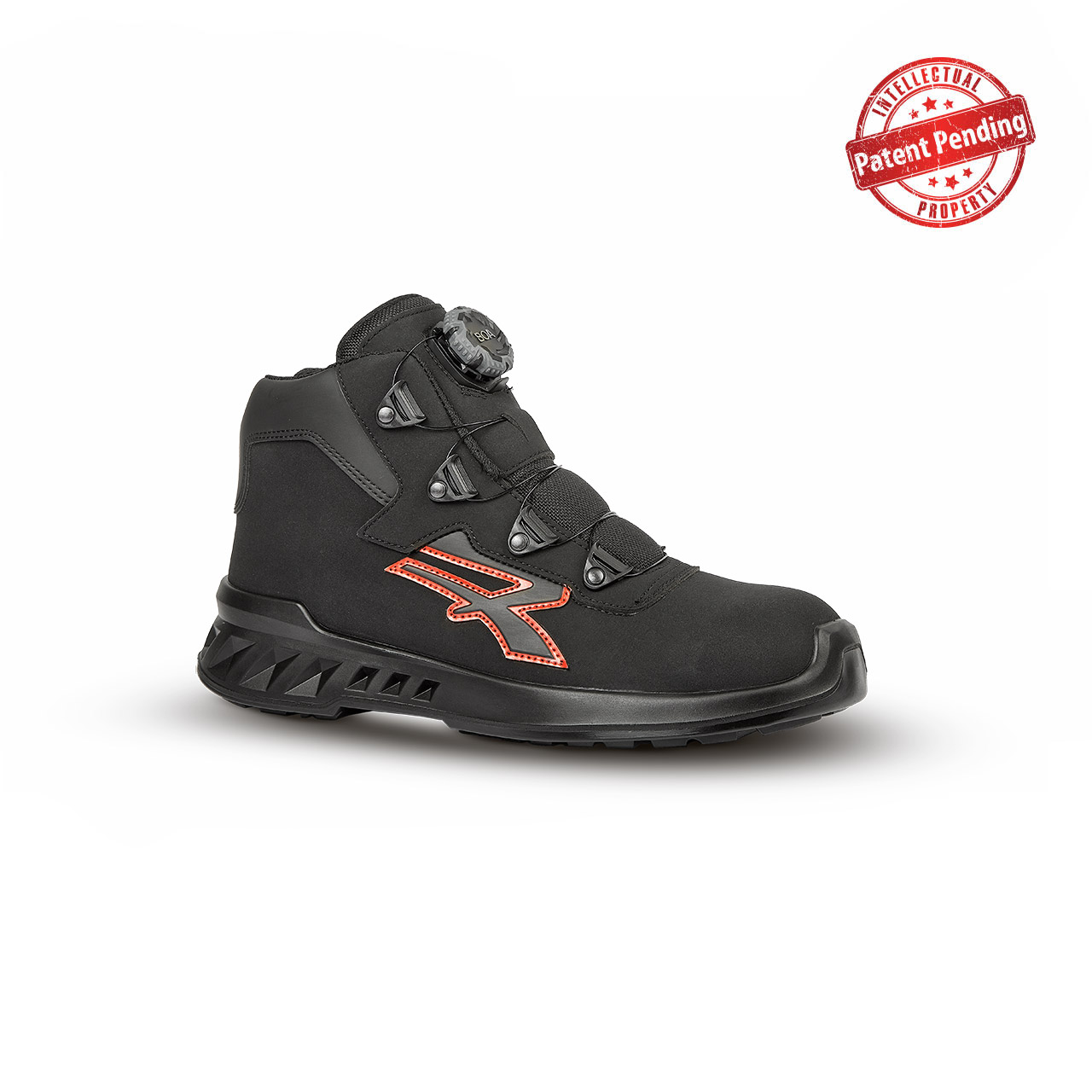 upower scarpa antinfortunistica modello bizet linea red leve vista laterale