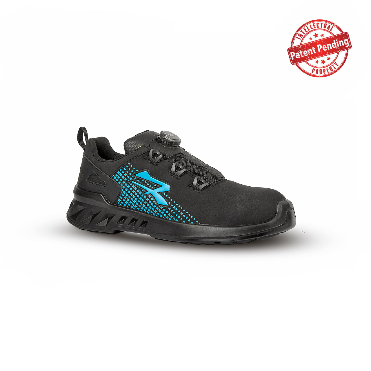 upower scarpa antinfortunistica modello flux linea red leve vista laterale