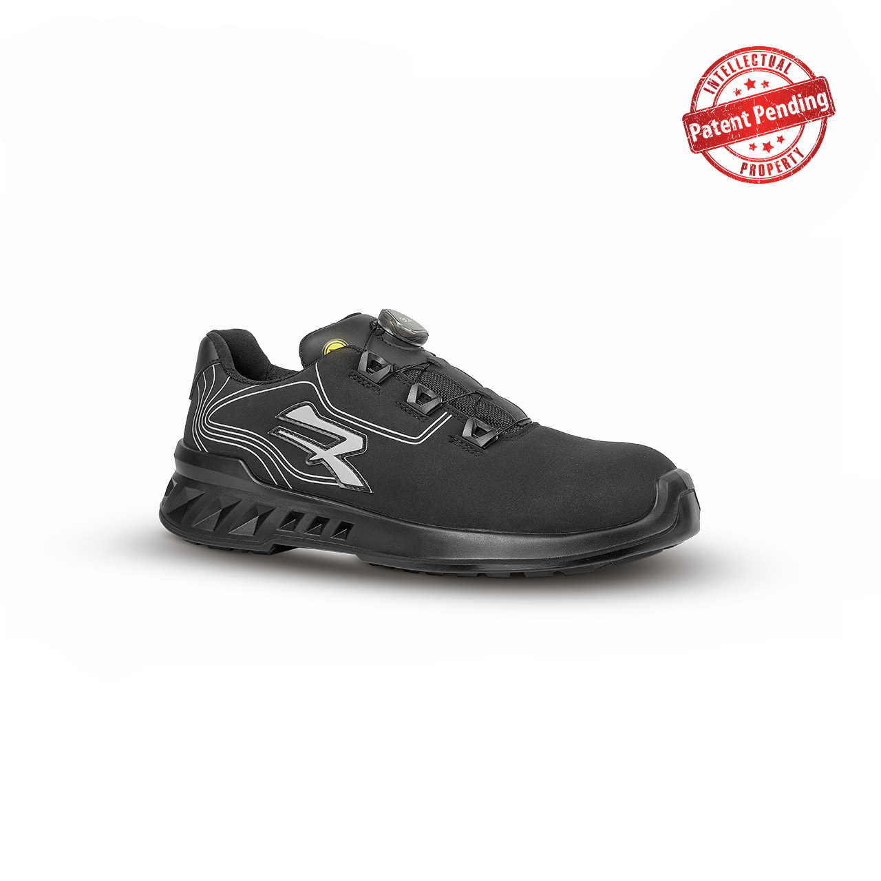 upower scarpa antinfortunistica modello linear linea red leve vista laterale