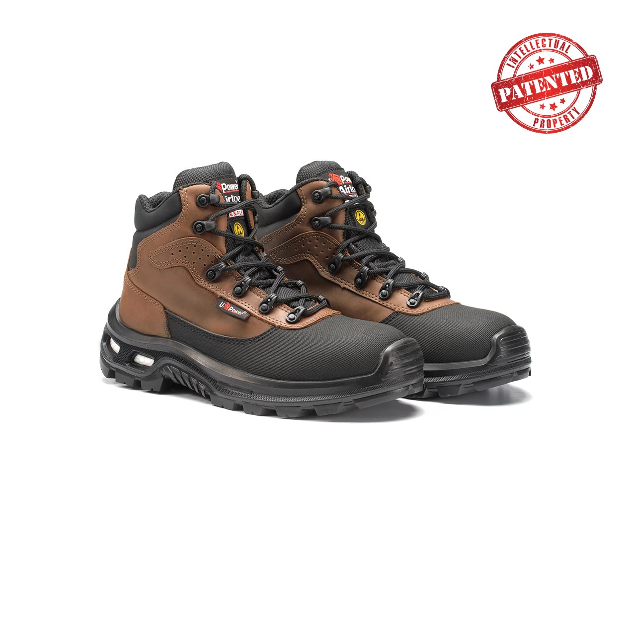 U-Power Safety Work Boots S3 Non-Slip Lightweight - Red Lion Floyd