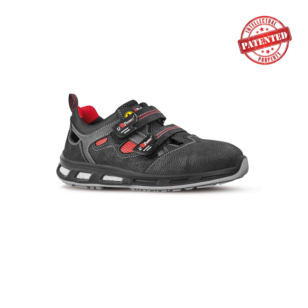 scarpa antinfortunistica upower modello cody linea redlion vista laterale