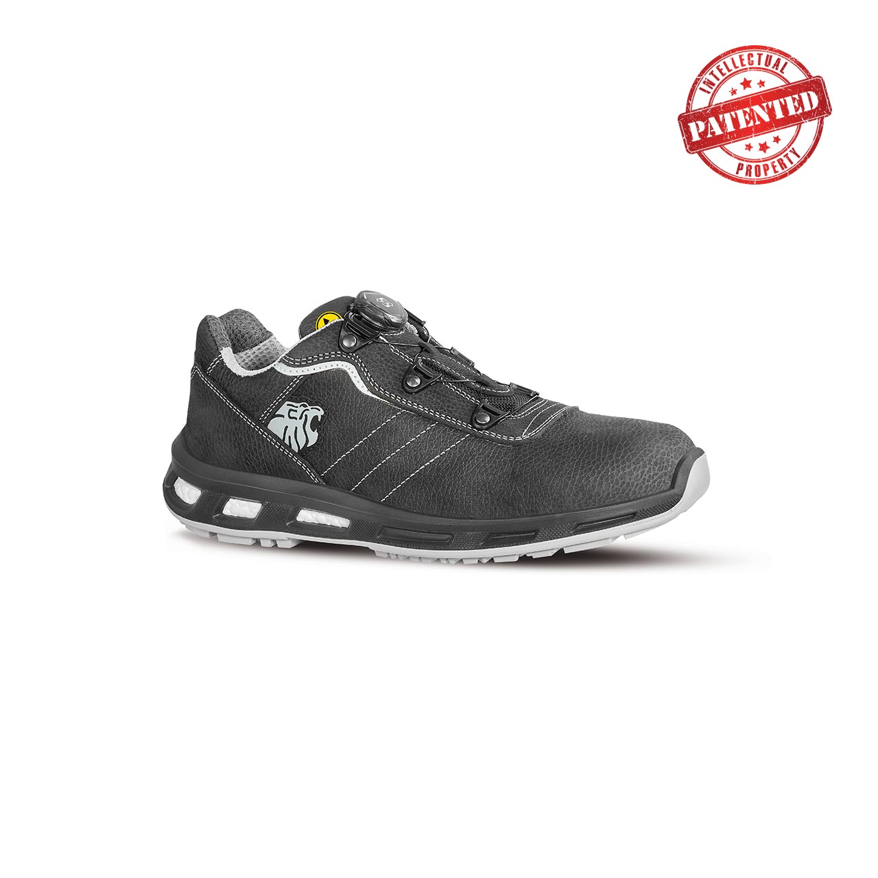 scarpa antinfortunistica upower modello face linea redlion vista laterale